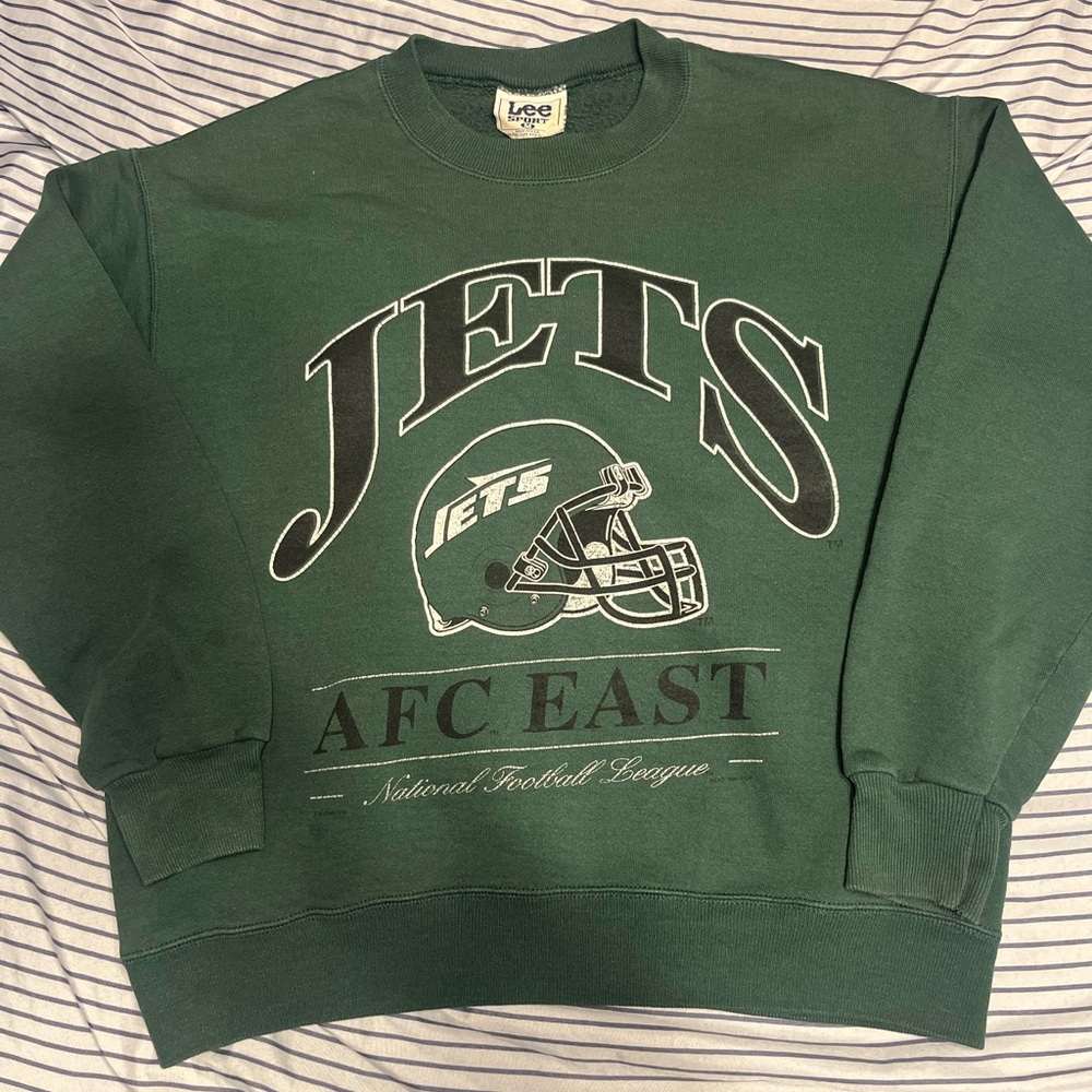 VINTAGE NEW YORK JETS LEE SPORTS CREWNECK